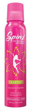 

Spinz Perfumed Deo - Exotic 150 ml