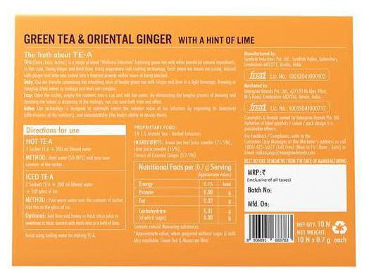 

Sprig Green Tea Oriental Ginger 7g