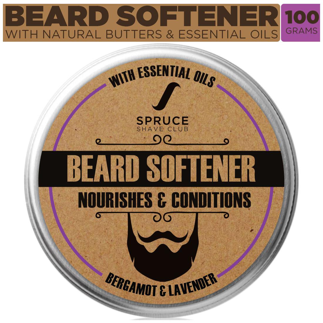 

Spruce Shave Club Beard Softener For Softer Stronger Beards Bergamot Lavender