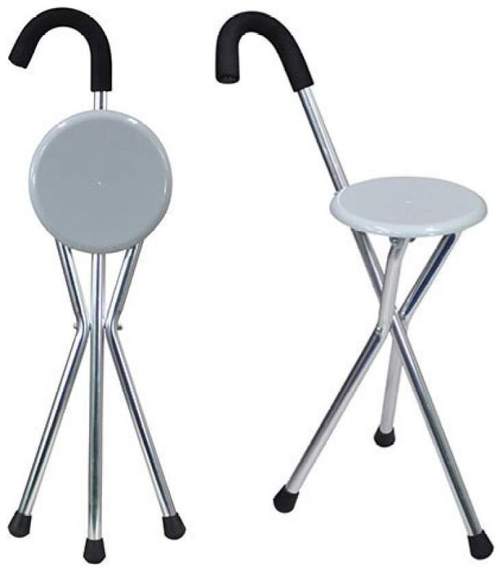 

Sr Biotech Walking Stick With Seat Multipurpose Use