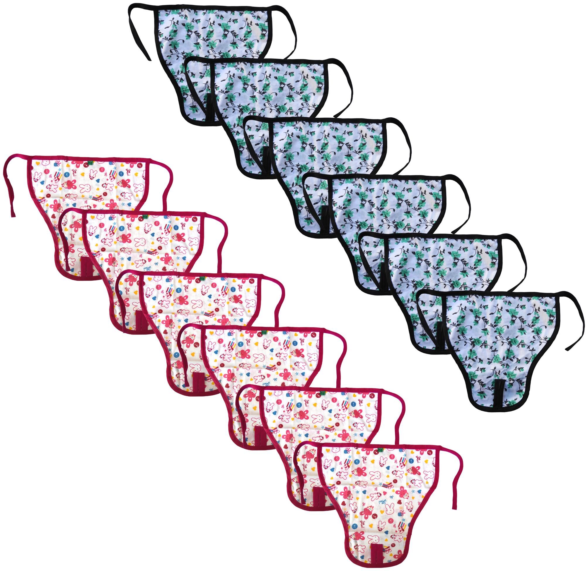 

SrimTM Double Layer Cotton Nappy Paids 12 pcs