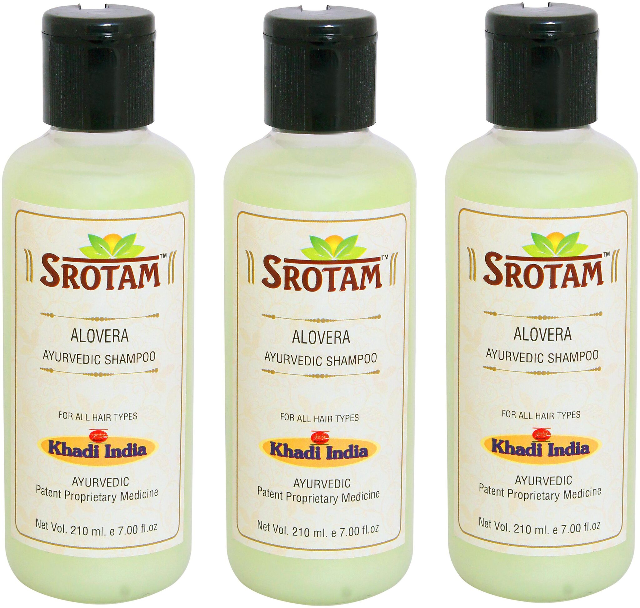 

Srotam Aloevera Shampoo (Pack of 3 ) 630 ml