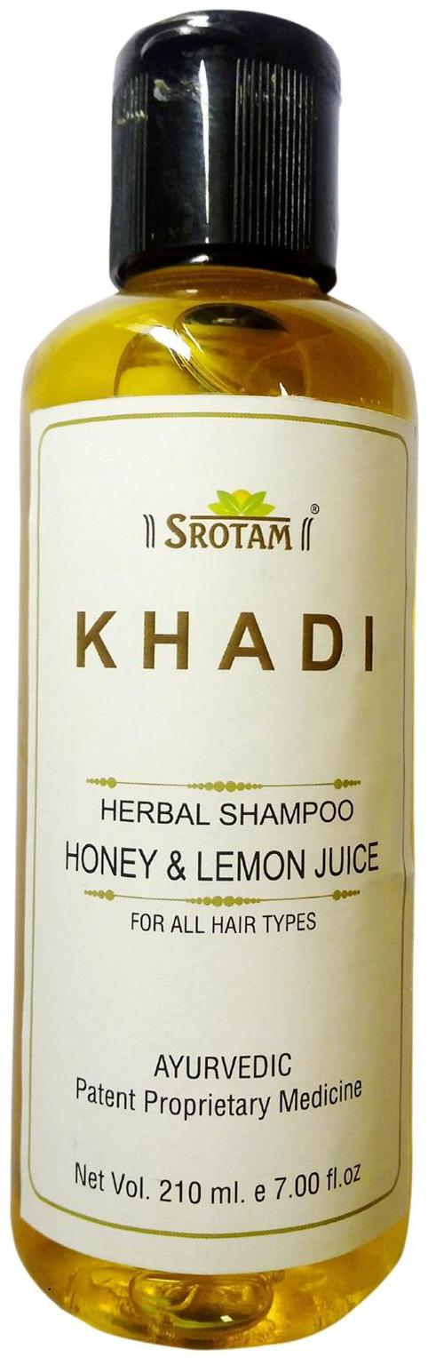 

Srotam Khadi Herbal Honey Lemon Juice Shampoo 210 ml( Pack Of 1 )