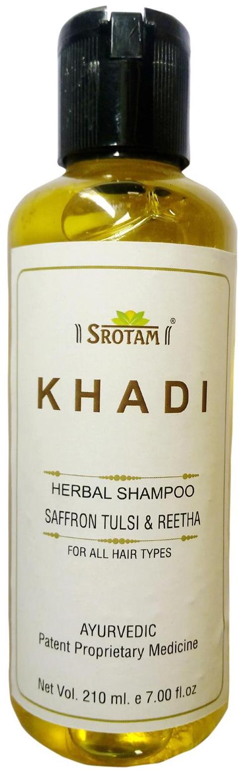 

Srotam Khadi Herbal Saffron Tulsi Reetha Shampoo 210 ml( Pack Of 1 )