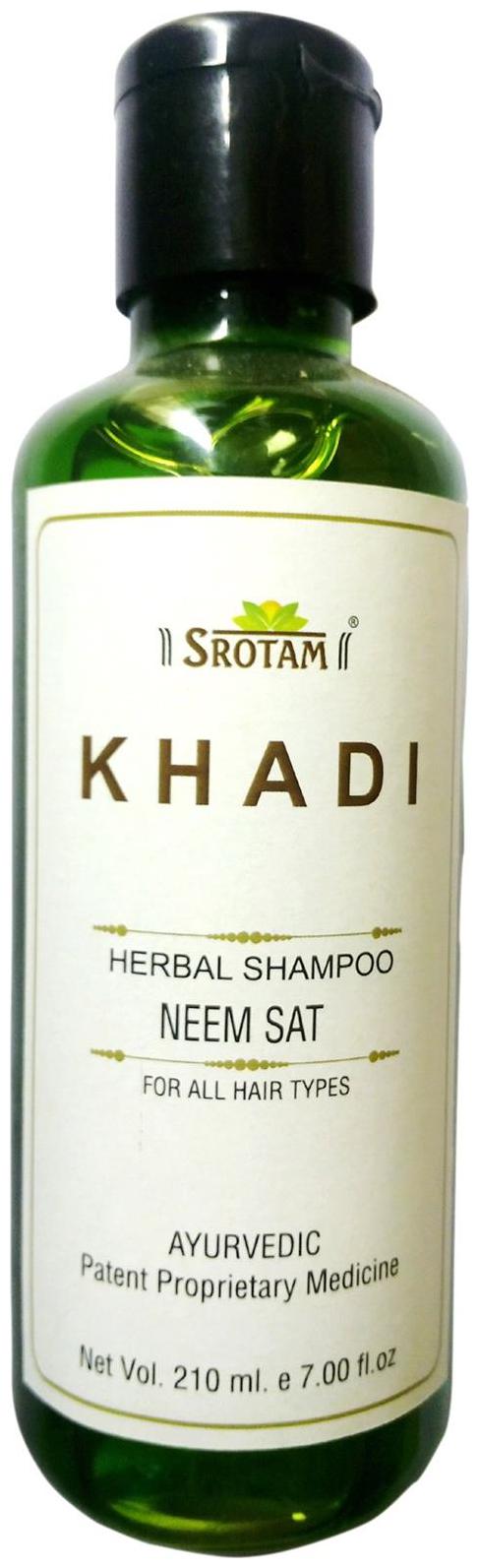 

Srotam Khadi Herbal Neem Sat Shampoo 210 ml( Pack Of 1 )