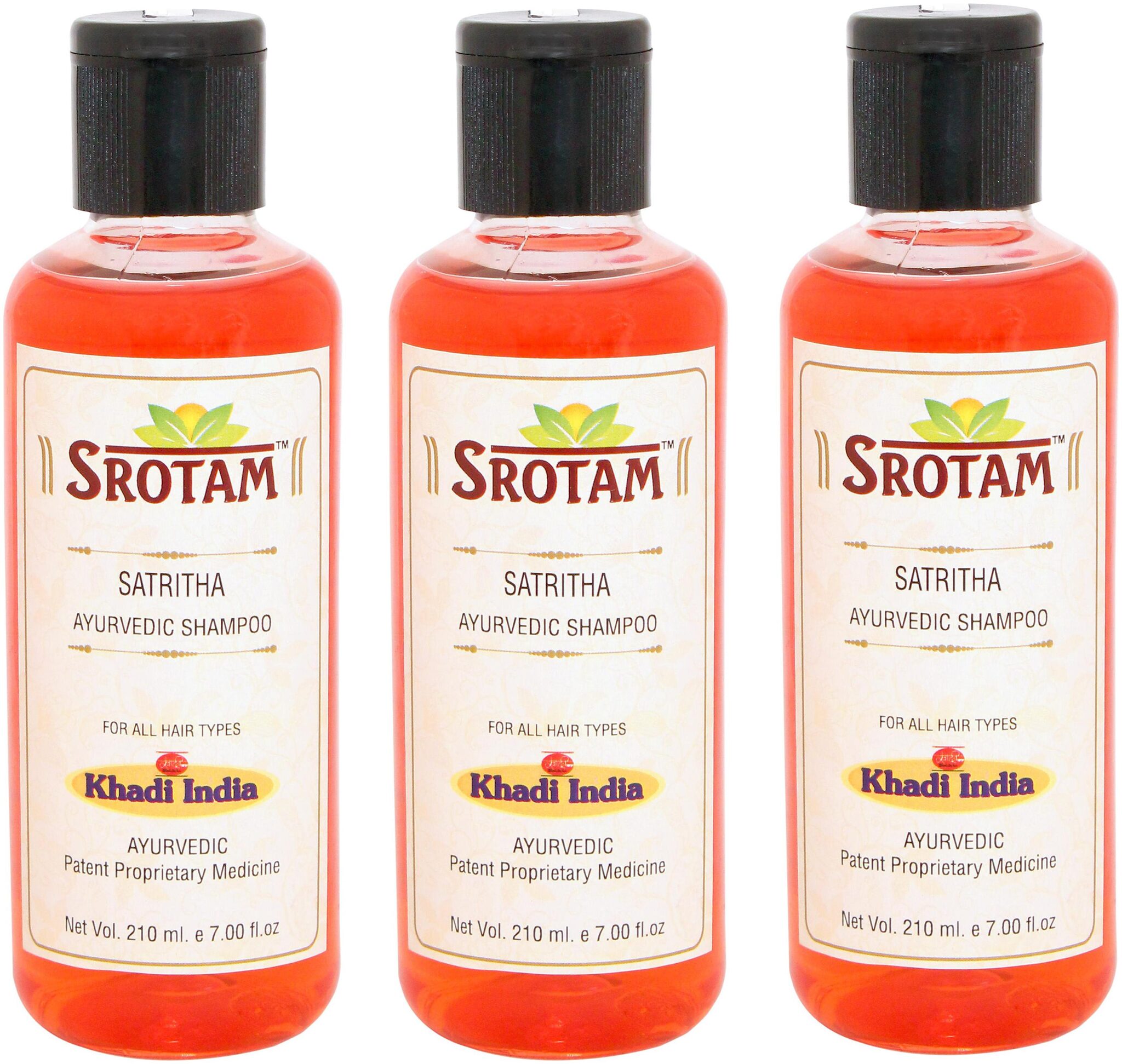 

Srotam Satritha Shampoo (Pack of 3 ) 630 ml