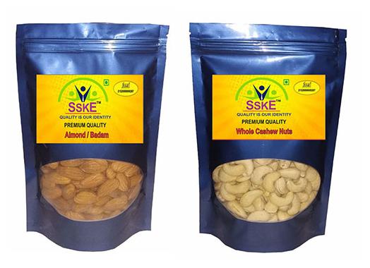 

SSKE Premium W320 Cashew 500 g California Almond 500 g (2 x 500 g)