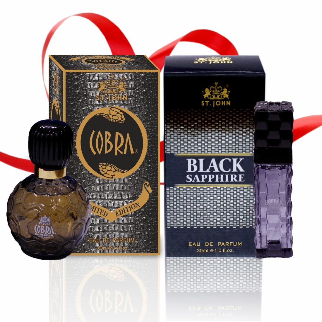

ST-JOHN Perfume Gift Set Cobra 60ml BLACK SAPPHIRE 30 ml (PACK of 2)