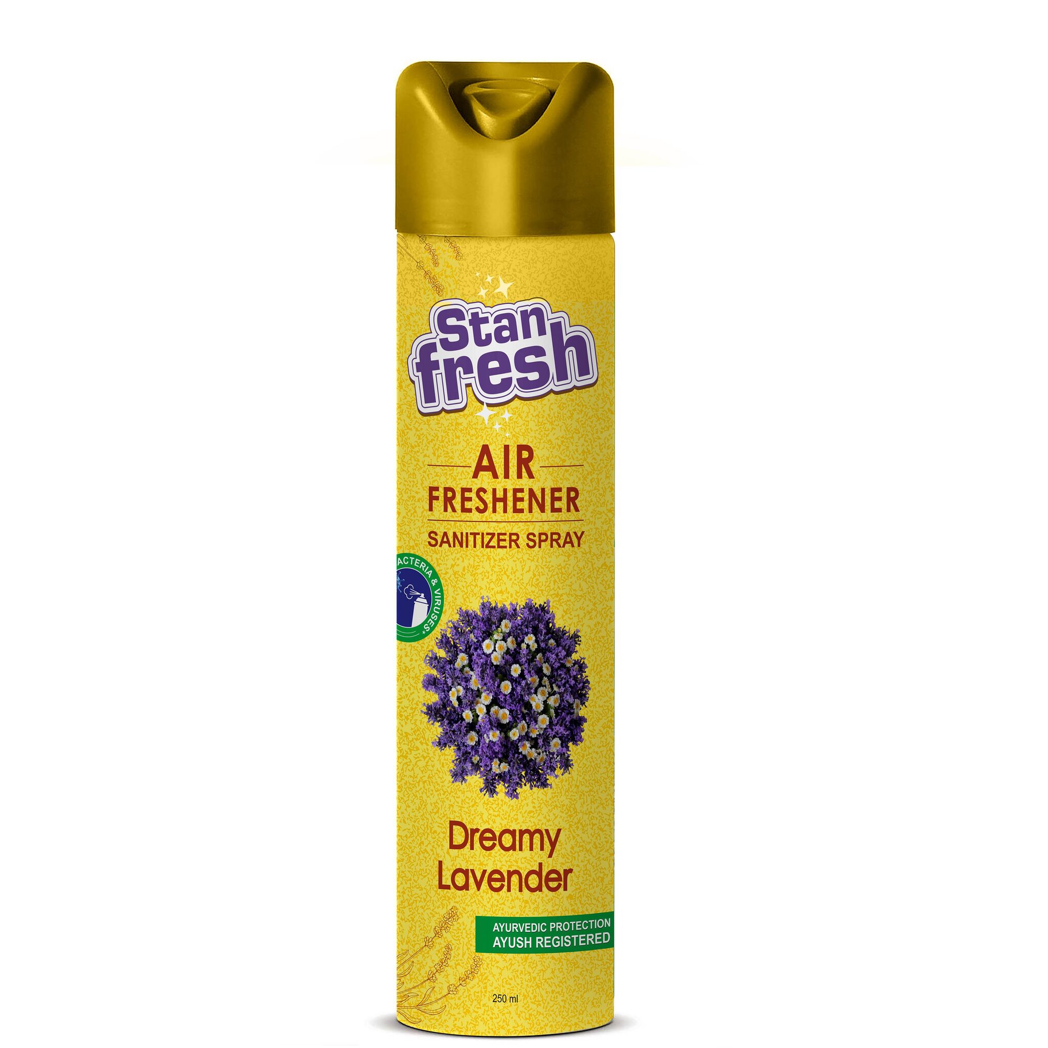 

Stanfresh Air Freshener Sanitizer Spray Dreamy Lavender 250ml (Pack of 1)