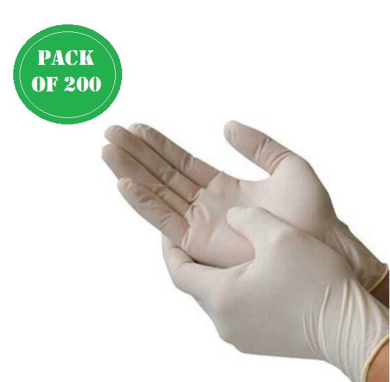

Starvis Non-Sterile Latex Medical Examination Disposable Gloves- (Pack Of 200)