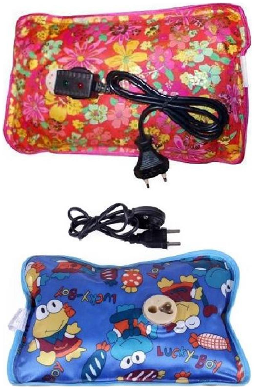 Starvis Warm Bag Electric Heating Gel Pad Rechargeable Portable Hot Water Bag Multicolor Pack of 2