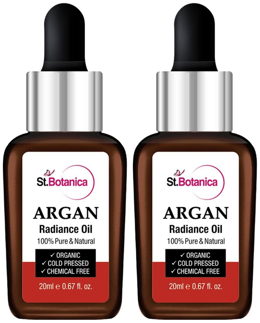 

StBotanica Argan Radiance Face Oil Skin Brightening Anti Aging Anti Wrinkle Serum 20ml (Pack Of 2)