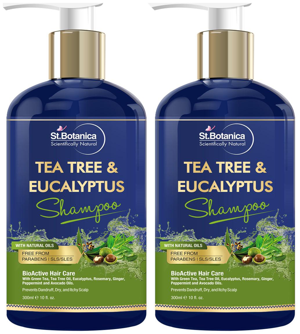 

StBotanica Eucalyptus Tea Tree Oil Hair Repair Shampoo 300ml (Pack Of 2)