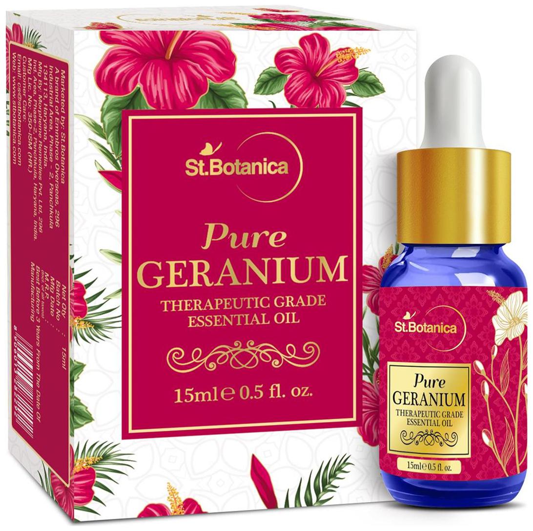 

StBotanica Geranium Pure Aroma Essential Oil 15ml