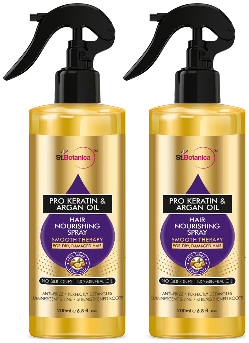 

StBotanica Pro Keratin Argan Oil Hair Nourishing Smooth Therapy Spray 200ml (Pack Of 2)