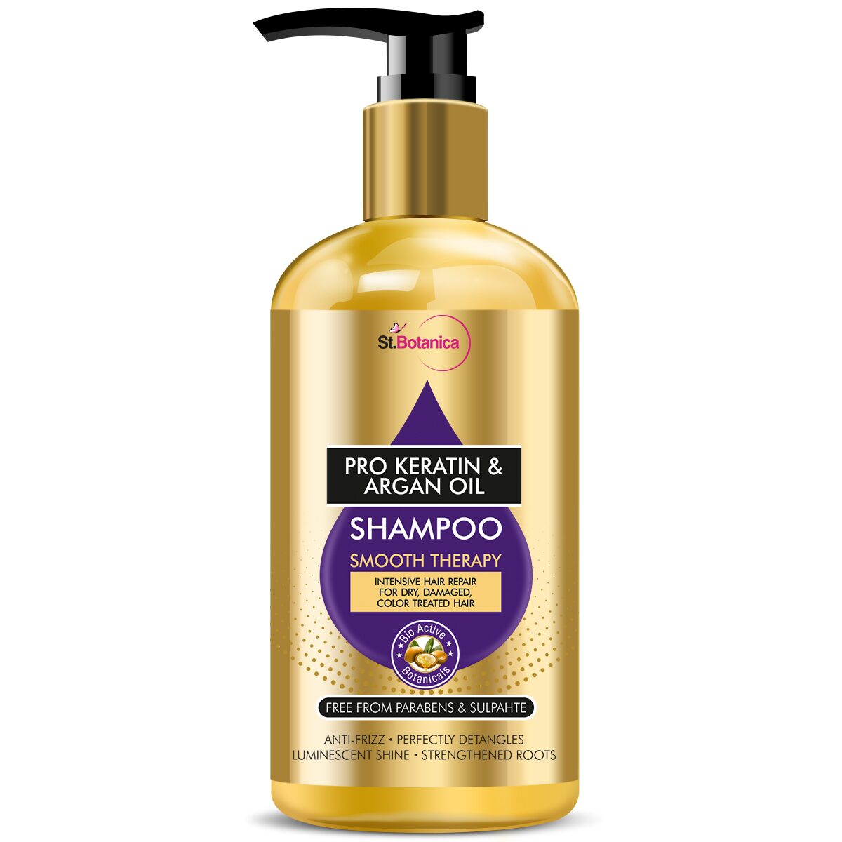 

StBotanica Pro Keratin Argan Oil Shampoo 300ml(Pack of 1)