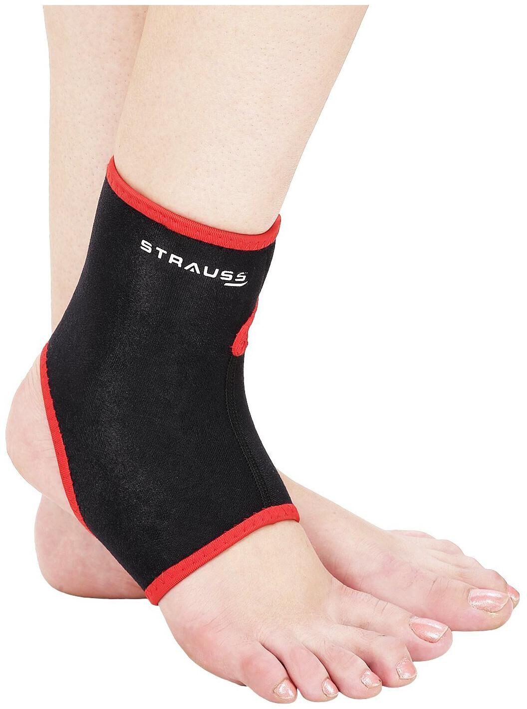

Strauss Ankle Support Medium (Black Red)