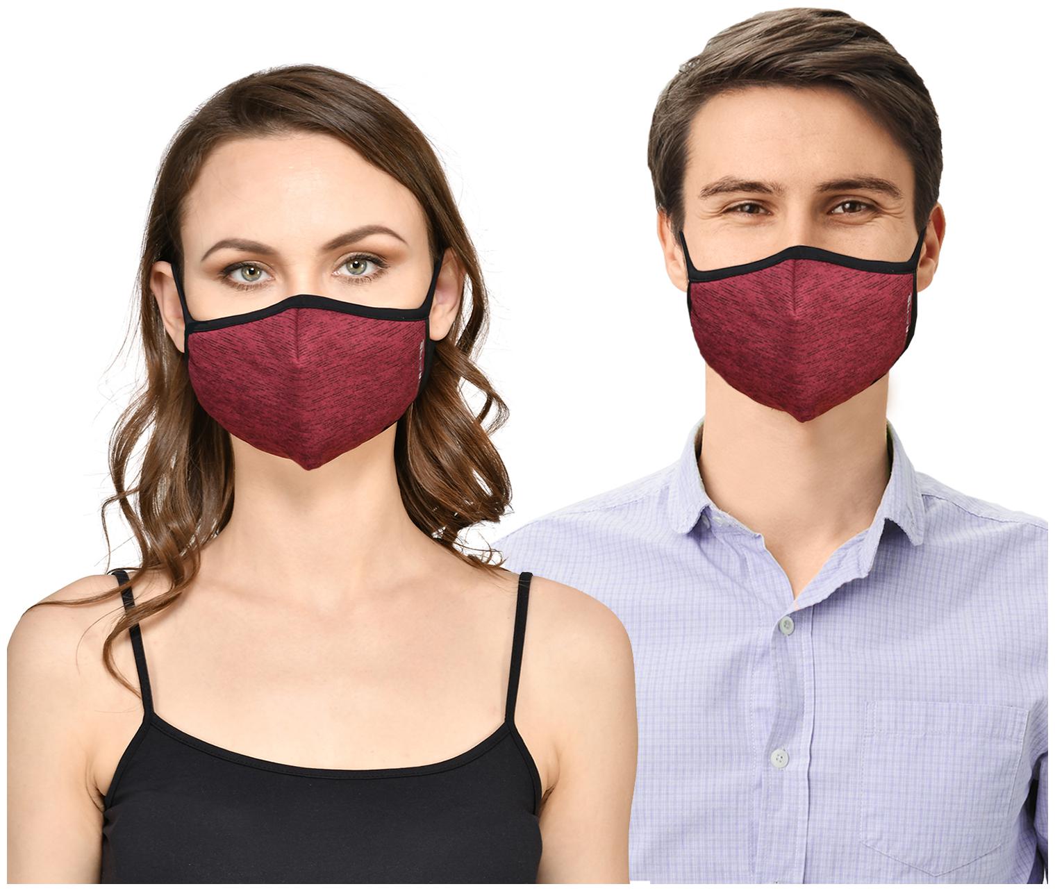

Strauss Unisex Anti-Bacterial Protection Mask Non Vent Small (Maroon)