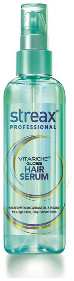 

Streax Professional Vitariche Gloss Hair Serum 100 ml