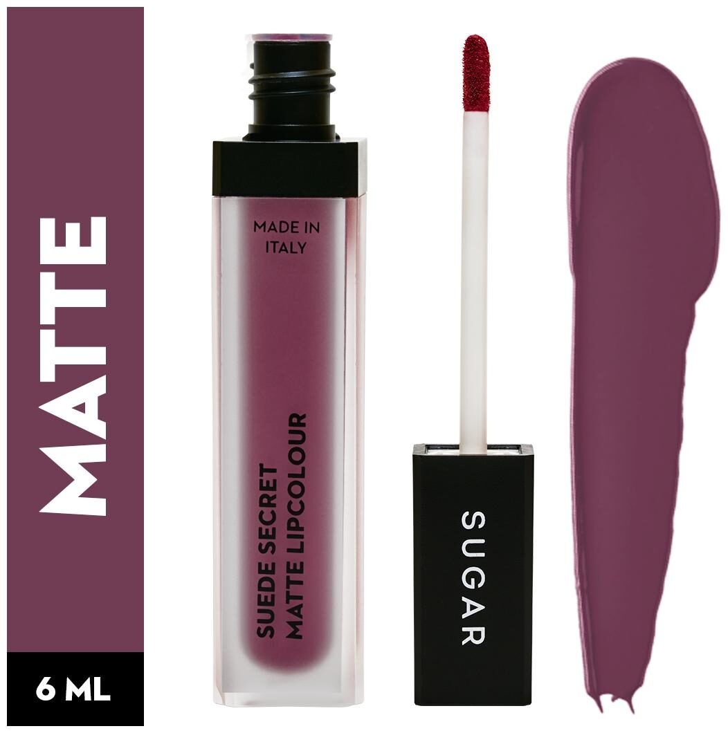 

Sugar Cosmetics Suede Secret Matte Lipcolour - 12 Linen Lilac