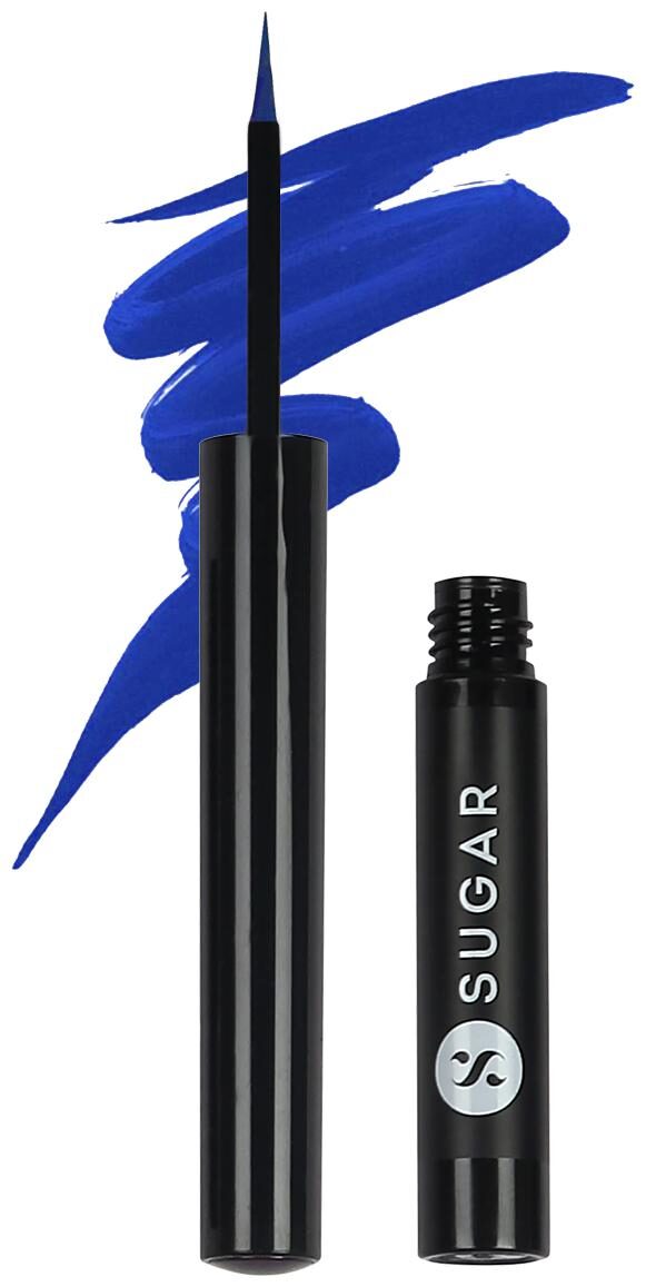 

SUGAR Cosmetics Eye Warned You So Double Matte Eyeliner - 02 Blue Jasmine (Royal Blue)