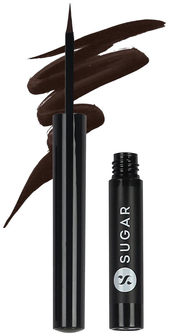 

SUGAR Cosmetics Eye Warned You So Double Matte Eyeliner - 04 Coffee Shop (Dark Chocolate Brown)