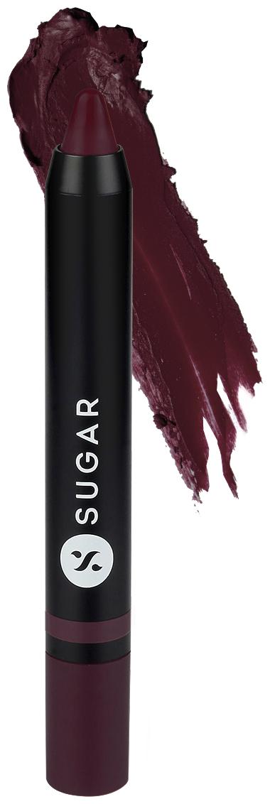 

SUGAR Cosmetics Plush Crush Creme Crayon Lipstick - 10 Berry Belle (Berry) 1 8 g