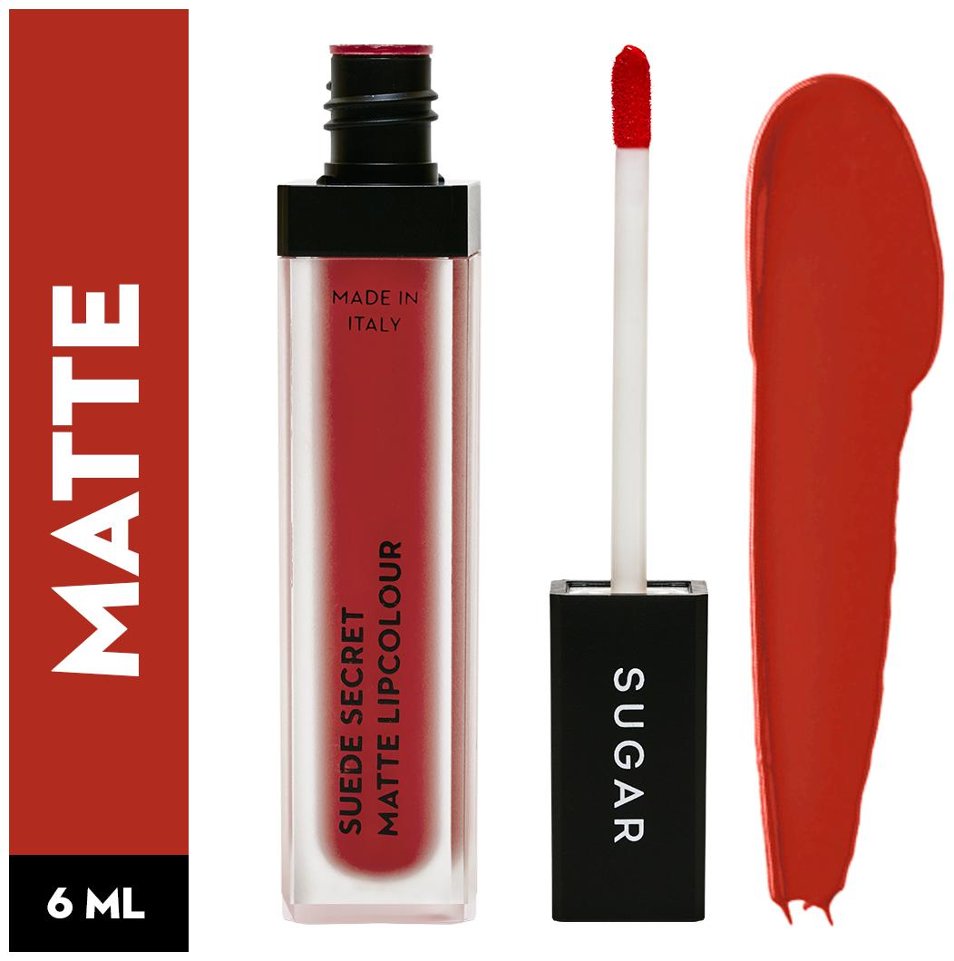 

Sugar Cosmetics Suede Secret Matte Lipcolour - 14 Tartan Tangerine