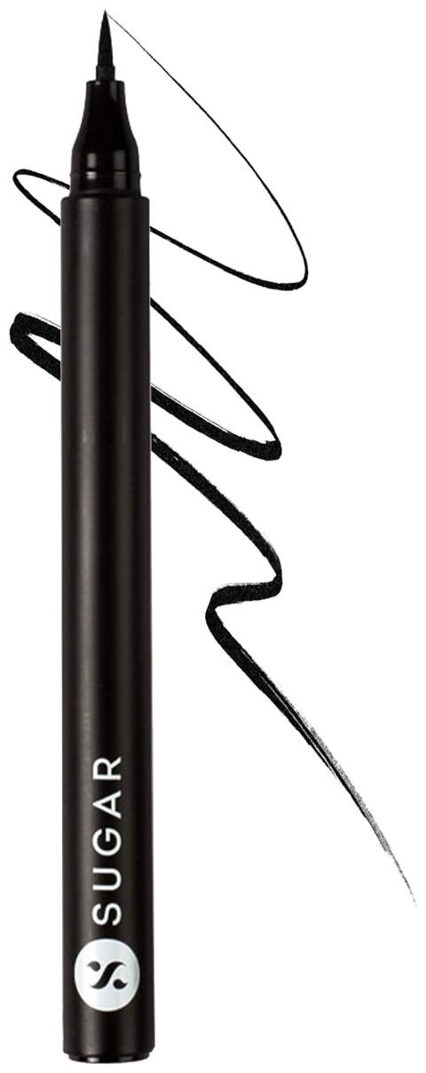 

SUGAR Cosmetics Wingman Waterproof Microliner - 01 I ll Be Black 1 6ml