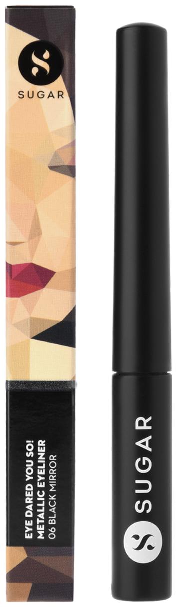 

SUGAR Eye Dared You So Metallic Eyeliner - 06 Black Mirror (Black with Silver micro glitter)