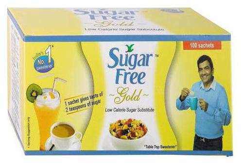 

Sugarfree Gold Pack 100 Sachet