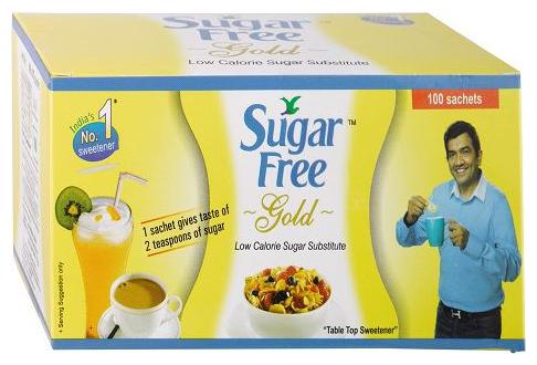 

Sugarfree Gold Pack 100 Sachet