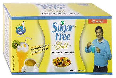 

Sugarfree Gold Pack 100 Sachet
