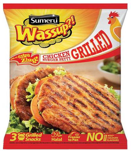 

Sumeru Chicken - Burger Patty Grilled 318 g