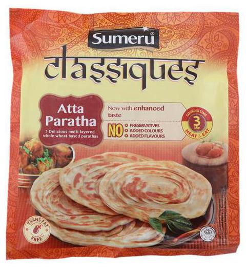 

sumeru Whole Wheat Atta - Paratha 300 g