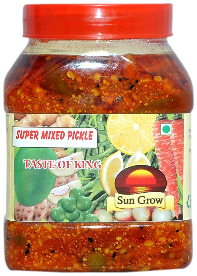 

Sun Grow Homemade Organic Super Mixed Pachrangha Pickle Achaar 1 kg
