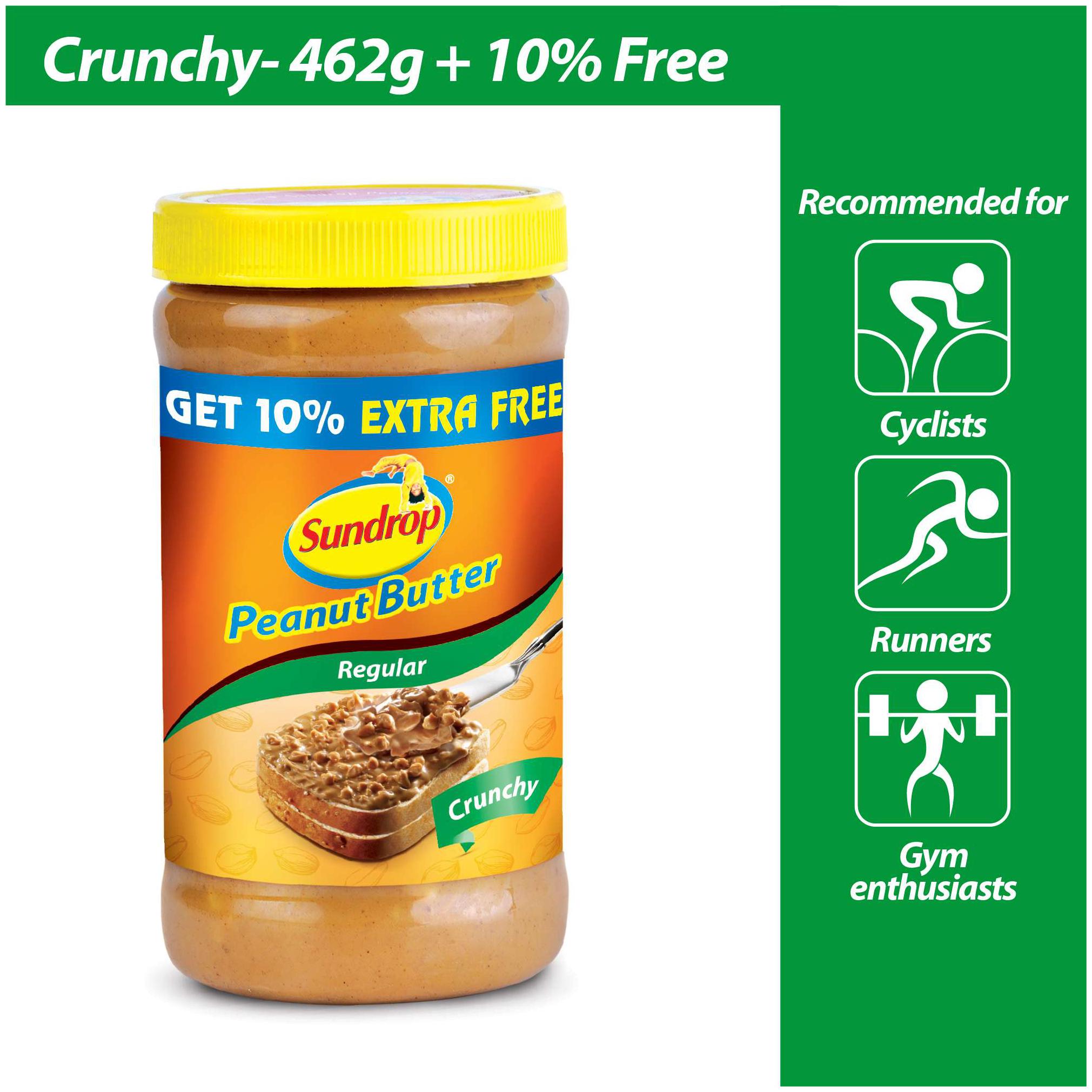 

Sundrop Peanut Butter Crunchy 462 G 10 Extra Fill -508 G