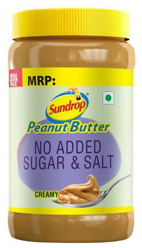 

Sundrop Peanut Butter - Creamy No Added Sugar Salt 924 g