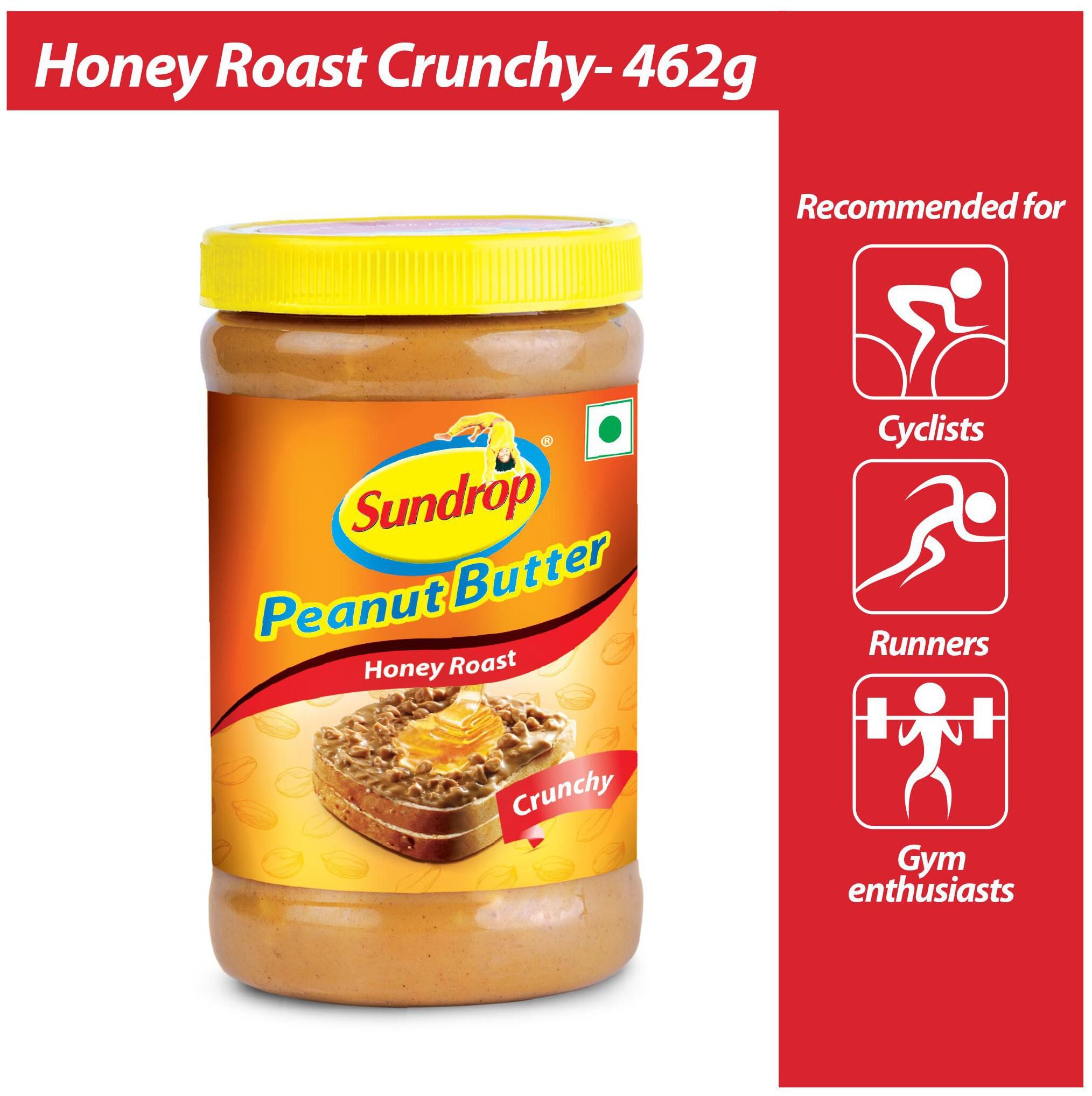 

Sundrop Peanut Butter Honey Roast Crunchy- 462g Jar