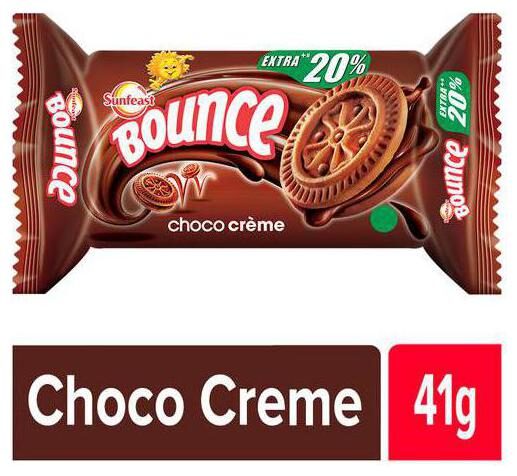 

Sunfeast Bounce Bicuits- Choco Creme Cookies 41 g