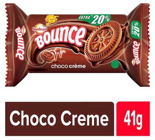 

Sunfeast Bounce Bicuits- Choco Creme Cookies 41 g