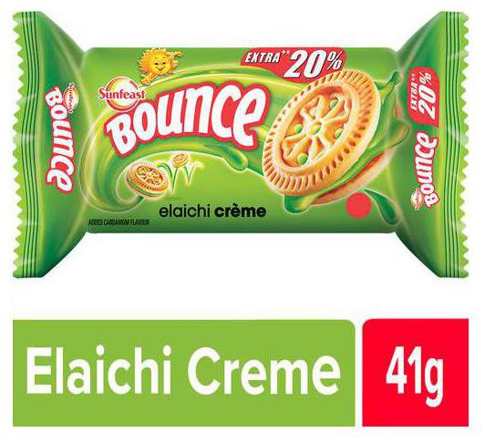 

Sunfeast Bounce Biscuits - Elaichi Creme Cookies 41 g