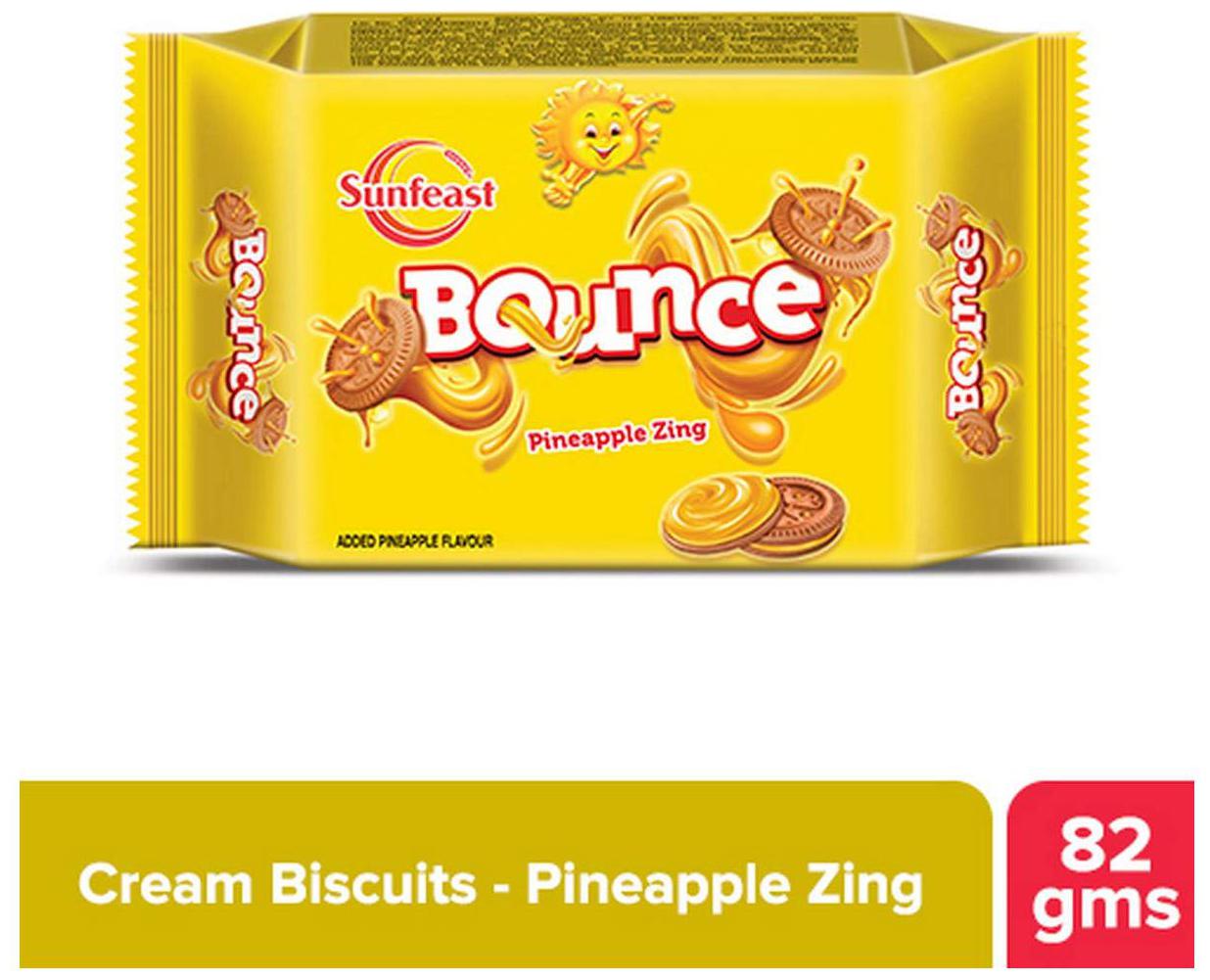 

Sunfeast Bounce - Pineapple Zing 82 g