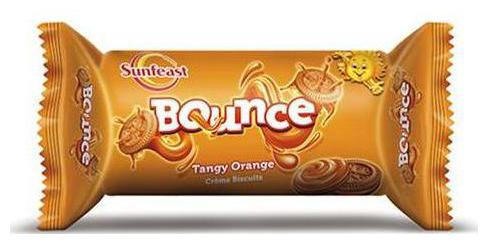 

Sunfeast Creme Biscuits - Bounce Tangy Orange 84 g