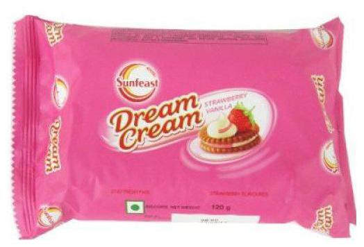 

Sunfeast Cream Biscuits - Strawberry Vanilla 120 g