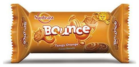 

Sunfeast Creme Biscuits - Bounce Tangy Orange 84 g