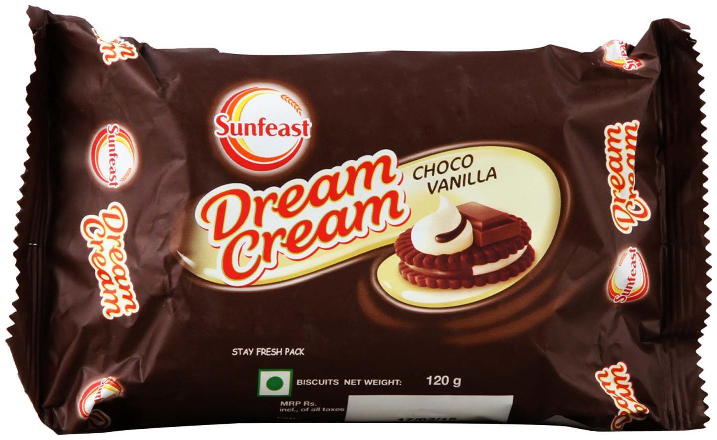 

Sunfeast Dream Cream - Chocolate Vanilla 120 g