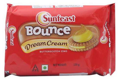 

Sunfeast Dream Cream Biscuits - Butterscotch Zing 120 g