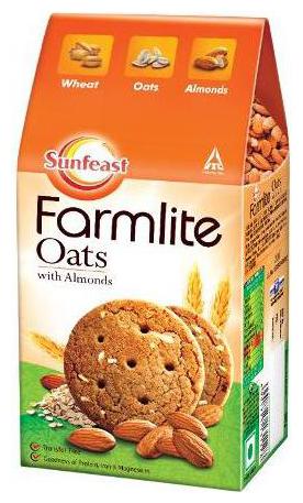 

Sunfeast Farmlite Biscuit - Oats Almonds 150 g