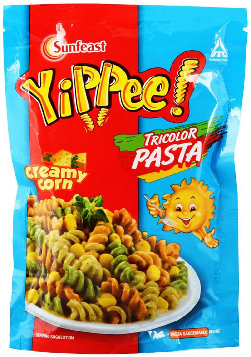 

Sunfeast Yippee Tricolor Pasta - Creamy Corn 70 g